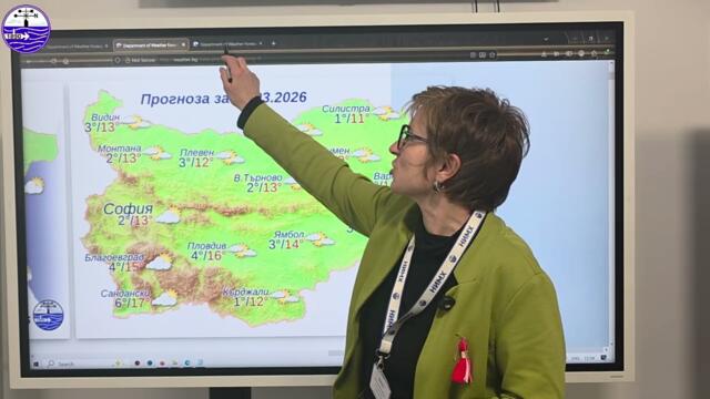 Метеорологичният бюлетин на НИМХ, 2 март 2026 г.