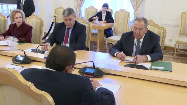 С.Лавров и Э.Юсоф, Москва, 3 марта 2026 года