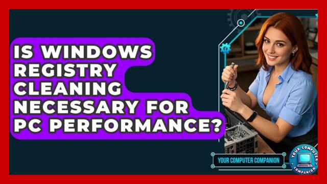 Is Windows Registry Cleaning Necessary For PC Performance? - Your Computer Companion