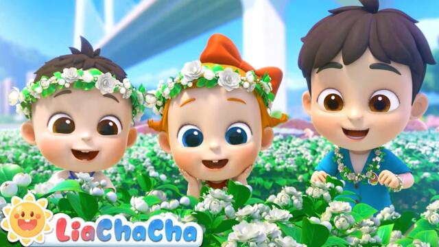 Jasmine Flowers Song | EP255 | Educational Toddler Rhymes | Nursery Rhymes & Kids Songs | LiaChaCha