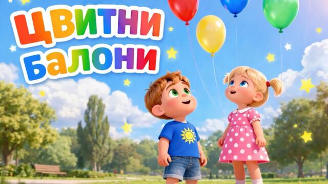 Цветни балони – Песен за цветовете 🌈 Детски песнички 2026