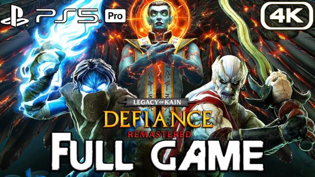 LEGACY OF KAIN DEFIANCE REMASTERED Gameplay Walkthrough FULL GAME (4K 60FPS) No Commentary