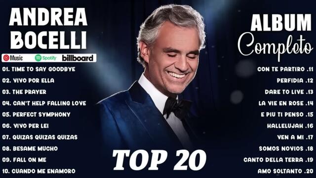 Andrea Bocelli Greatest Hits Full Album 2025 | Best Songs Of Andrea Bocelli   |Best Songs Collection