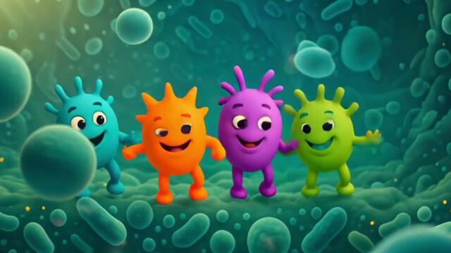 Бактерийки - Мактерийки - Детска песен