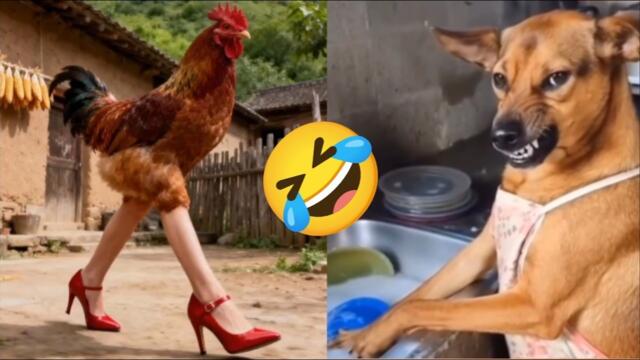 Funniest Animals of the Year! Try Not To Laugh Challenge Level 33