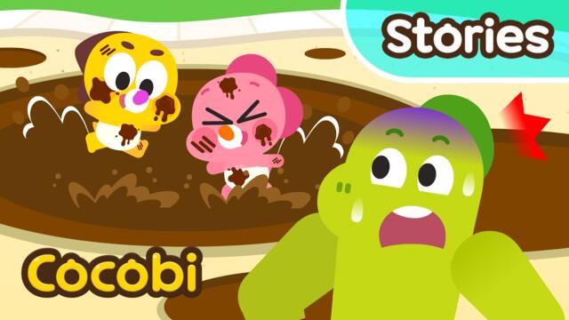Messy Babies in Muddy Puddles!😄 Baby Cartoon for Kids | Cocobi