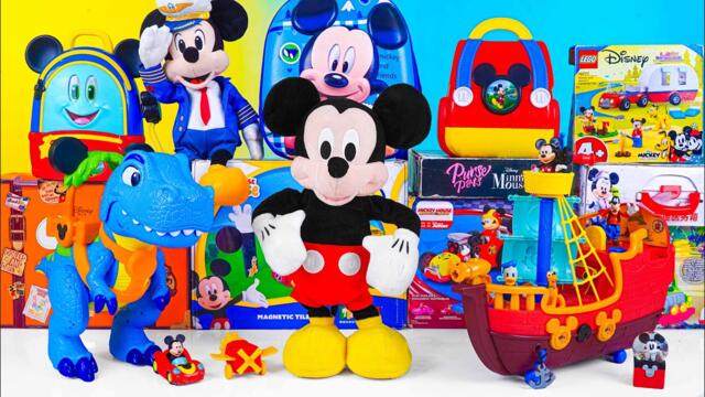 Satisfying with Unboxing Disney Mickey Mouse Pirate Ship Playset | Review Toys ASMR