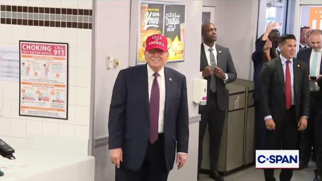 President Trump Stops at Whataburger