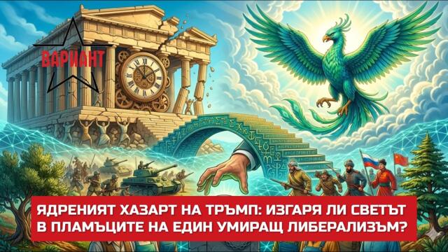 ЯДРЕНИЯТ ХАЗАРТ НА ТРЪМП: ИЗГАРЯ ЛИ СВЕТЪТ В ПЛАМЪЦИТЕ НА ЕДИН УМИРАЩ ЛИБЕРАЛИЗЪМ?,  Вариант #807
