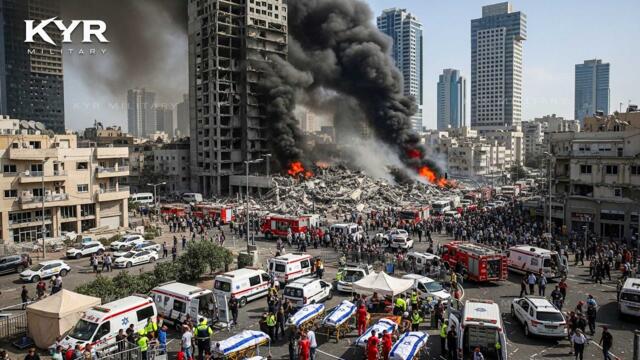 Israel Darurat Nasional! Puluhan Rudal Iran Hantam Tel Aviv, Warga dalam Ketakutan