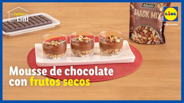 Mousse de chocolate con frutos secos 🍫🥜 | Recetas de postres | Lidl España
