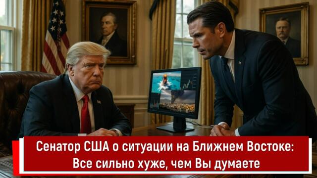 Сенатор США о ситуации на Ближнем Востоке: Все сильно хуже, чем Вы думаете
