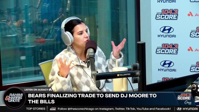 Bears to trade receiver DJ Moore to Bills