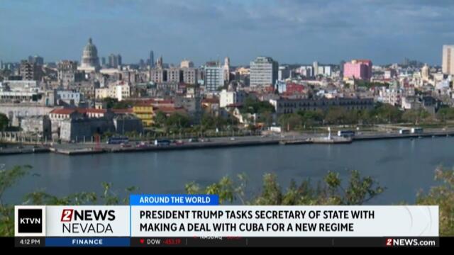 President Trump says regime change is coming to Cuba