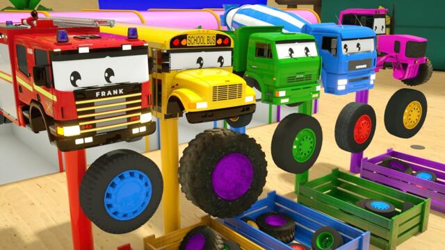 Sing! Dance! Collection of children's songs - matching wheels to color - Baby Nursery Rhymes