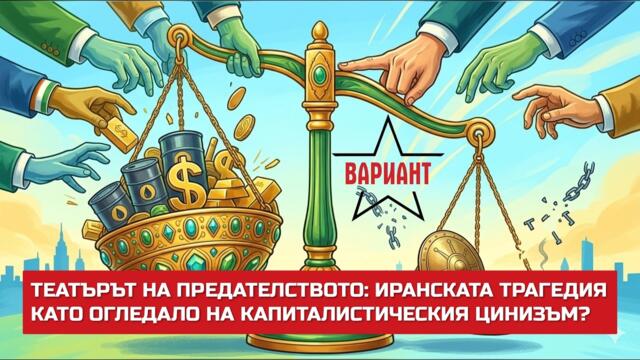 ТЕАТЪРЪТ НА ПРЕДАТЕЛСТВОТО: ИРАНСКАТА ТРАГЕДИЯ КАТО ОГЛЕДАЛО НА КАПИТАЛИСТИЧЕСКИЯ ЦИНИЗЪМ?, #809