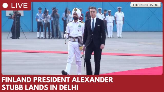 Finland President Alexander Stubb arrives in Delhi for official visit