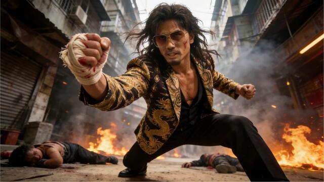 Multi-Sub【动作功夫】狠毒反派杀人不眨眼，用阴招狂虐前来探案的功夫警察