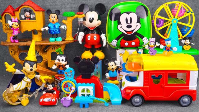 Satisfying with Unboxing Disney Junior Mickey Mouse Fun Wheel Clubhouse Playset | Review Toys ASMR
