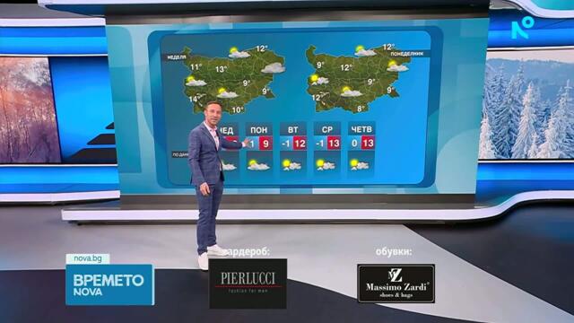 Прогноза за времето | Обедна емисия | 7 мар. 2026