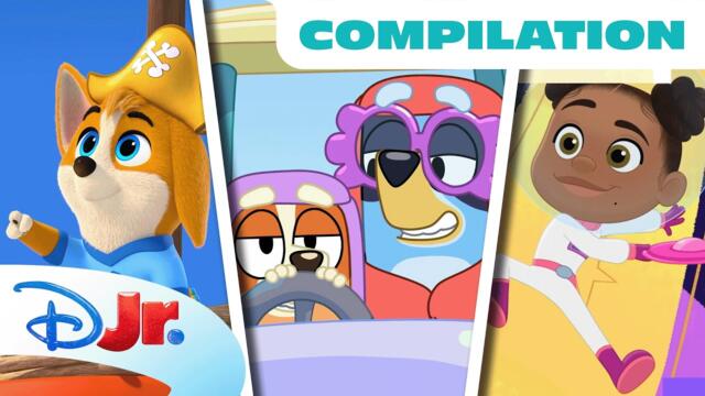 Let's Use Our Imagination💭 | Compilation w/ Mickey, Bluey, SuperKitties, Spidey & More! |@disneyjr