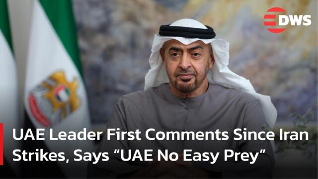 UAE President Warns Iran We Are No Easy Prey After Missile Strikes on Gulf | DWS News | AC1F