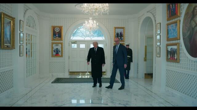President Donald J. Trump meets with the German Chancellor, Friedrich Merz, at the White House