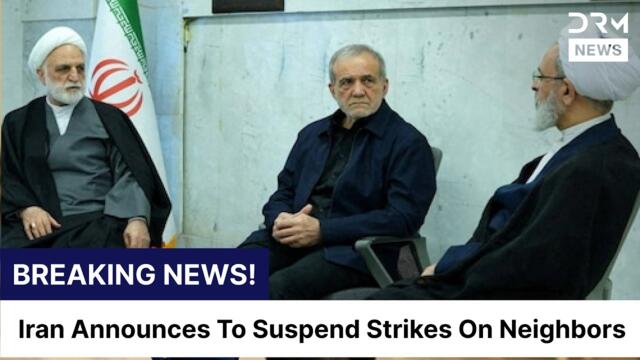 BREAKING NEWS: Iran Announces to Halt Attacks on Neighbors; President Apologizes to the Gulf | AH1C