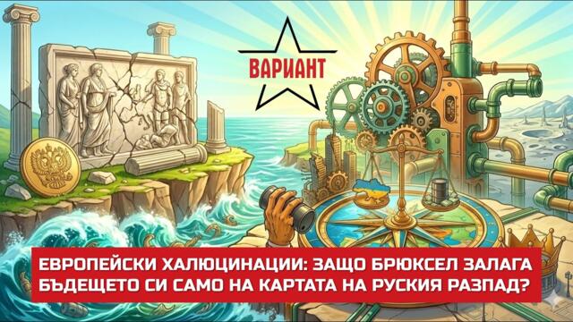 ЕВРОПЕЙСКИ ХАЛЮЦИНАЦИИ: ЗАЩО БРЮКСЕЛ ЗАЛАГА БЪДЕЩЕТО СИ САМО НА КАРТАТА НА РУСКИЯ РАЗПАД?, #810