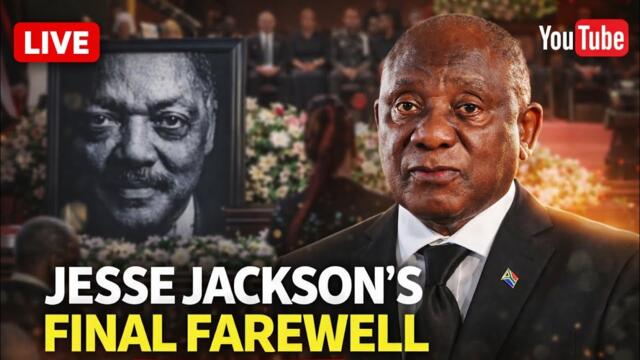 President Ramaphosa Represents South Africa Very Well in America at Jesse Jackson Funeral