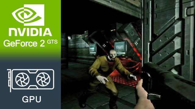 Doom 3 Gameplay GeForce 2 GTS