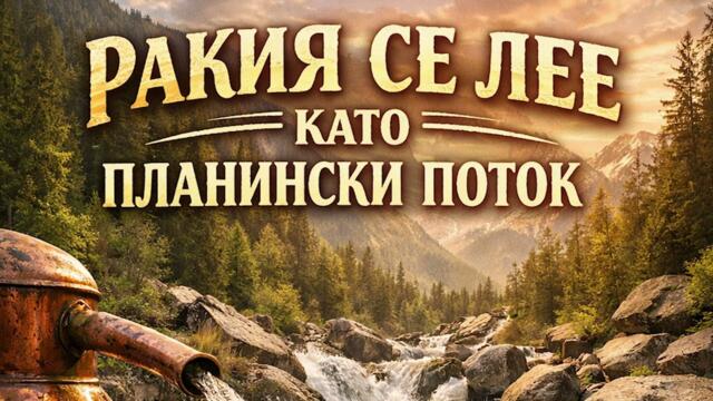 Ракия се лее като планински поток