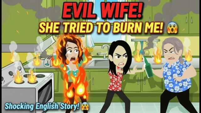 Evil Wife | English story with subtitles | Learn English | Animated story | English
