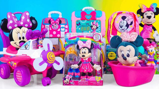 Mickey ASMR🐭 Satisfying with Unboxing Disney Minnie Mouse Bathtub Playset | Review Toys ASMR