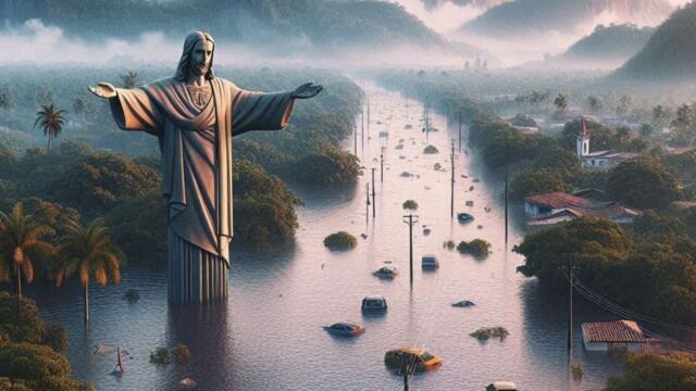 Cars and people are floating! Incredible flooding in Brazil