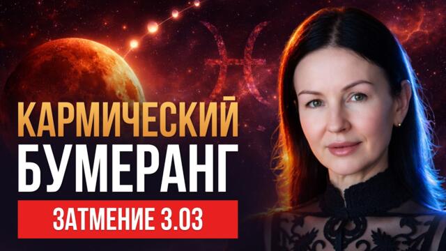 РАСПЛАТА НЕИЗБЕЖНА. Лунное затмение в Деве и Парад Планет в Рыбах 3 марта 2026