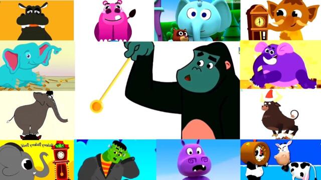 Hickory Dickory Dock ⏰ Kingkong Climbed Up The Clock Sponsored by Preview 2 Effects