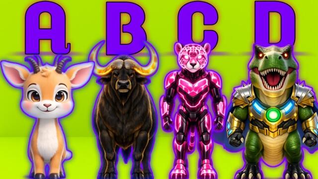 🦖 Prehistoric Animal Sounds Song 🎶 | Learn English with Dinosaurs, Mammoths & More! 🐘🦕