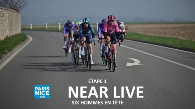 Paris-Nice 2026 - Stage 1 - Six men in the beakaway