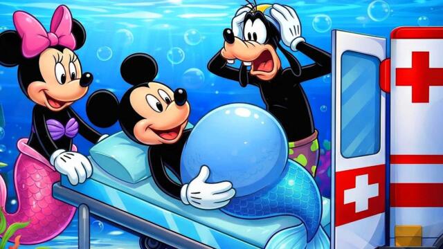 Magical Mermaid Rescue with Mickey, Minnie & Goofy! 🌊🏥| Mickey Mouse Funny Animation