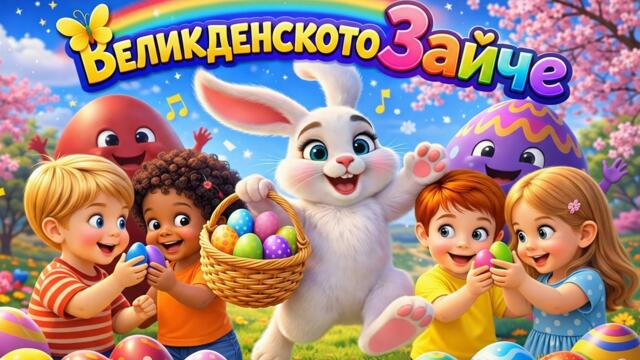 Великденското Зайче 🐰 | Весела Детска Песен за Великден
