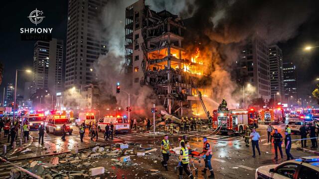 ISRAEL DARURAT TOTAL! Gelombang Serangan Iran Guncang Tel Aviv