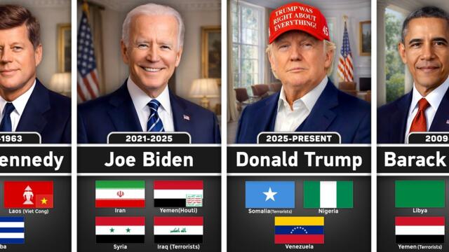 Every U.S. President Who Bombed Other Countries