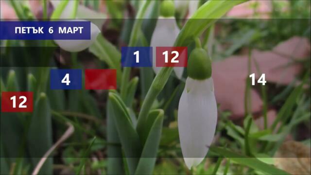 Времето за 6.3.2026