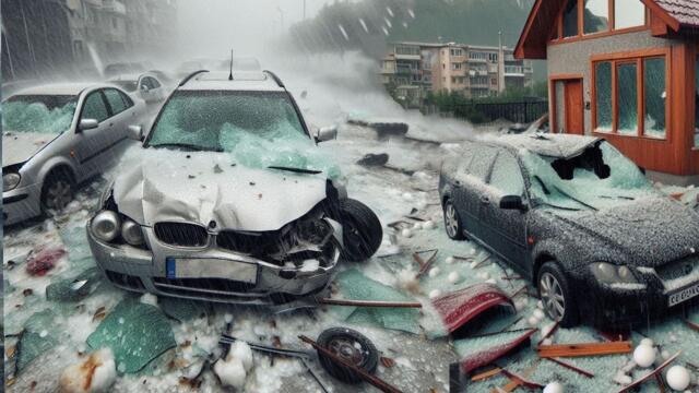 Italy's Worst Storm! Hail and Flooding Ravage Oria Streets