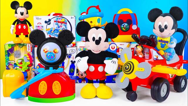 Satisfying with Unboxing Disney Mickey Mouse Big Airplane Playset | Review Toys ASMR