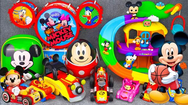 11 Minutes Satisfying With Unboxing Disney Mickey Mouse Tree House Play Set | ASMR