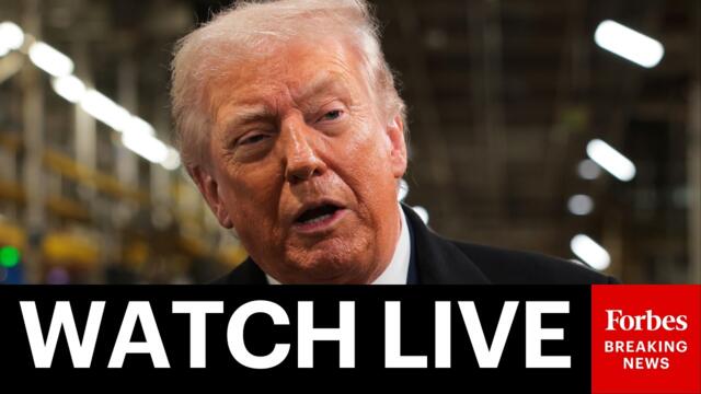 LIVE: President Trump Visits Thermo Fisher Scientific In Cincinnati, Ohio, As Iran War Intensifies