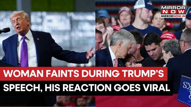Woman Faints During Trump's Speech In Kentucky, US President Says- Would You Like To Listen A Song?