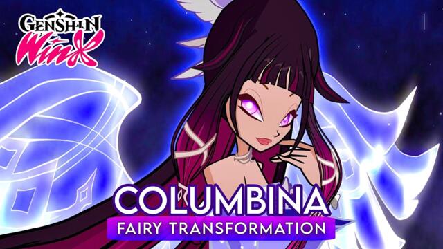 Columbina fairy transformation Full | fanmade | Winx | Genshin